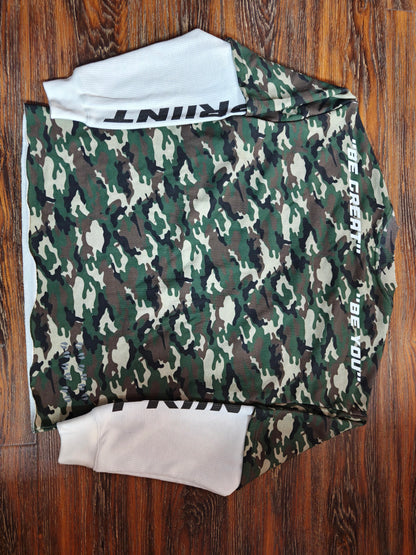 Lil Wayne GOAT Cash Money Army camo shirt “White Sleeves”