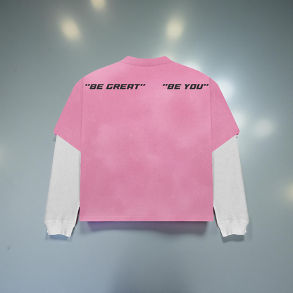 Nicki Minaj GOAT Pink Long Sleeve Shirt by PRIINT