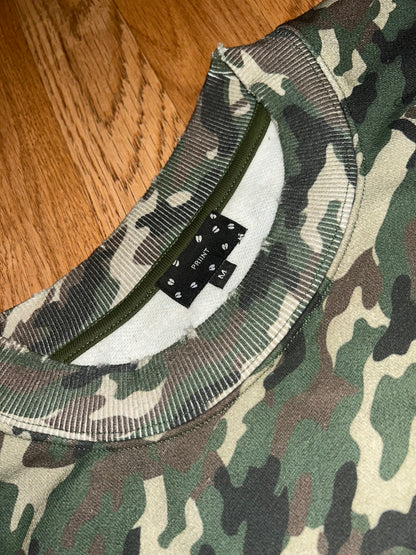 Lil Wayne GOAT Cash Money Army camo shirt “White Sleeves”