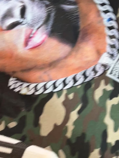 Lil Wayne GOAT Cash Money Army camo shirt “White Sleeves”
